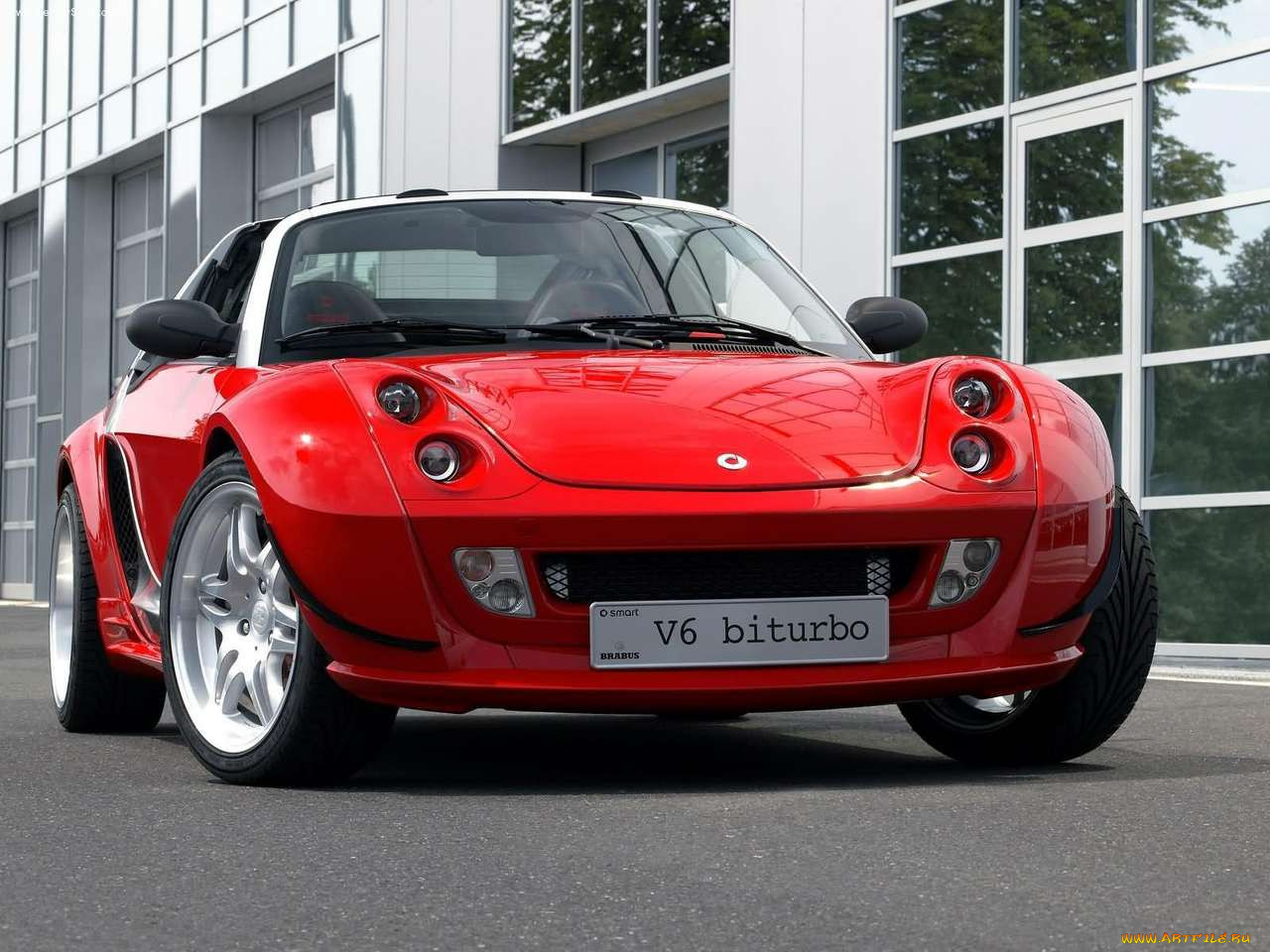 brabus, smart, roadster, coupe, v6, 2003, 
